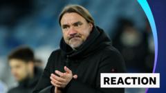 Farke 'frustrated' as 'dominant' Leeds lose to Sunderland