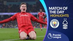 Man City suffer title race setback as stubborn Forest secure vital draw